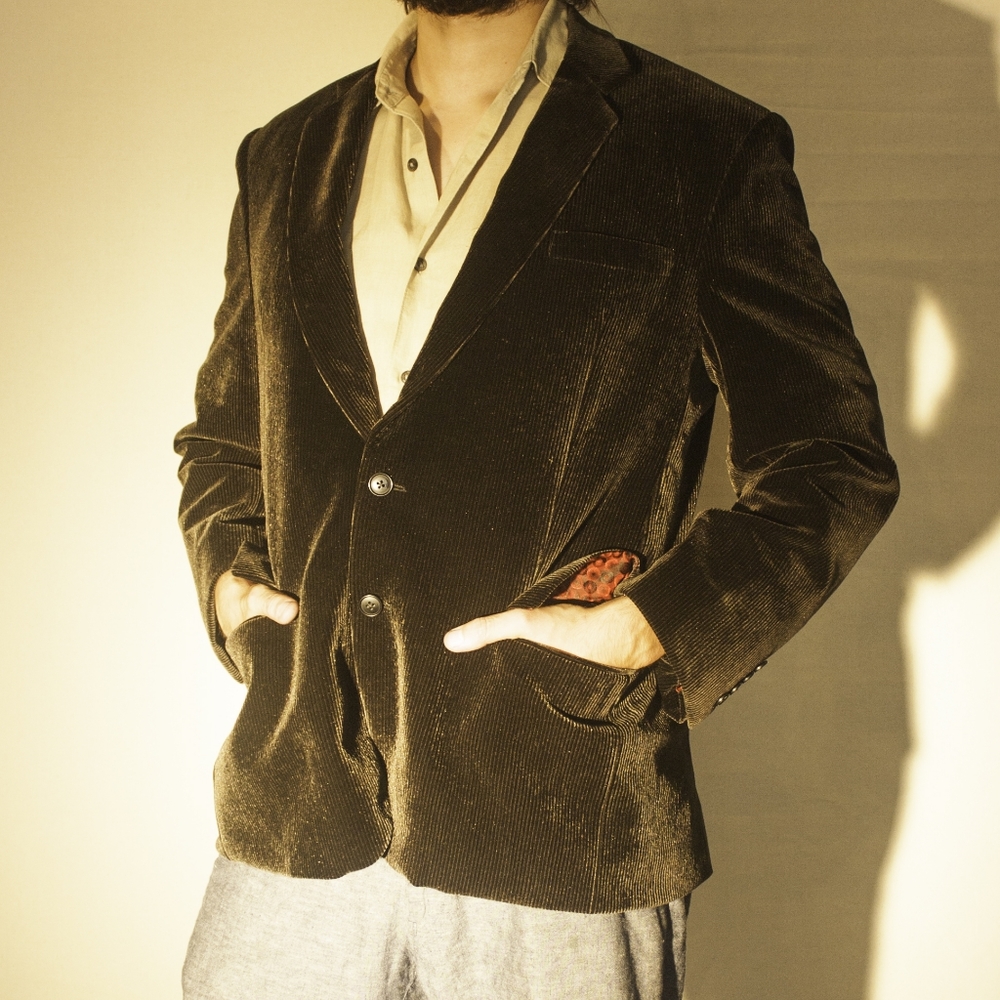 Viscose Velvet Blazer